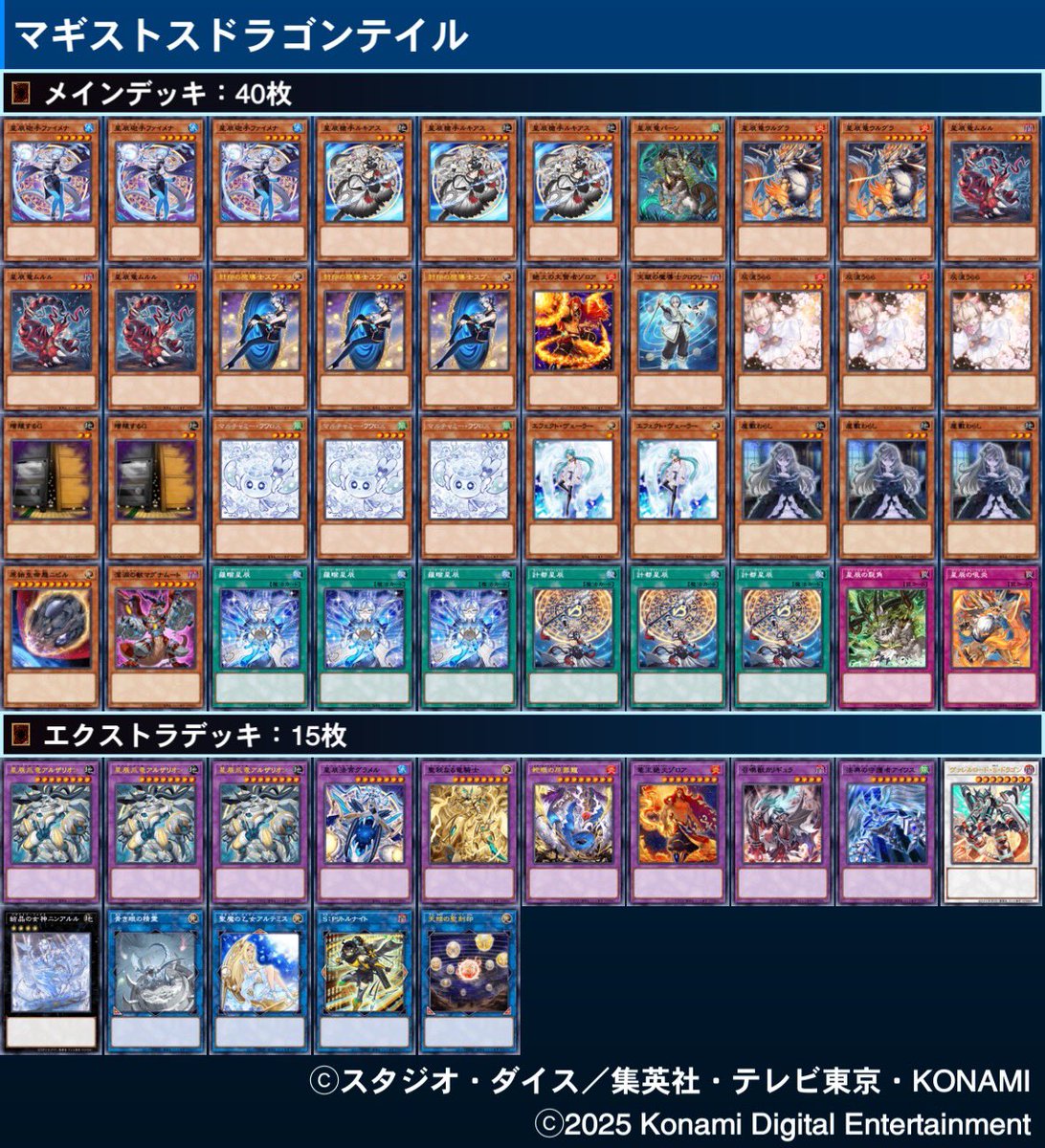 今月もマスター帯に到達しました！ 使用したデッキはM∀LICEとマギ