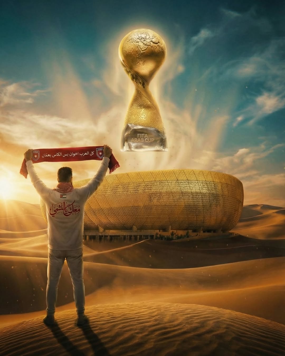 يزن العرب عبر انستغرام: اليوم قلبي يركض معكم في الملعب. أنا اليوم واحد من ملايين الأردنيين الذين يهتفون باسمكم... يا رب لا تخيب لنا رجاء، وفرح الأردن قيادةً وشعباً بهذا اللقب... كلنا ثقة .. كلنا معكم #معك_يالنشمي 