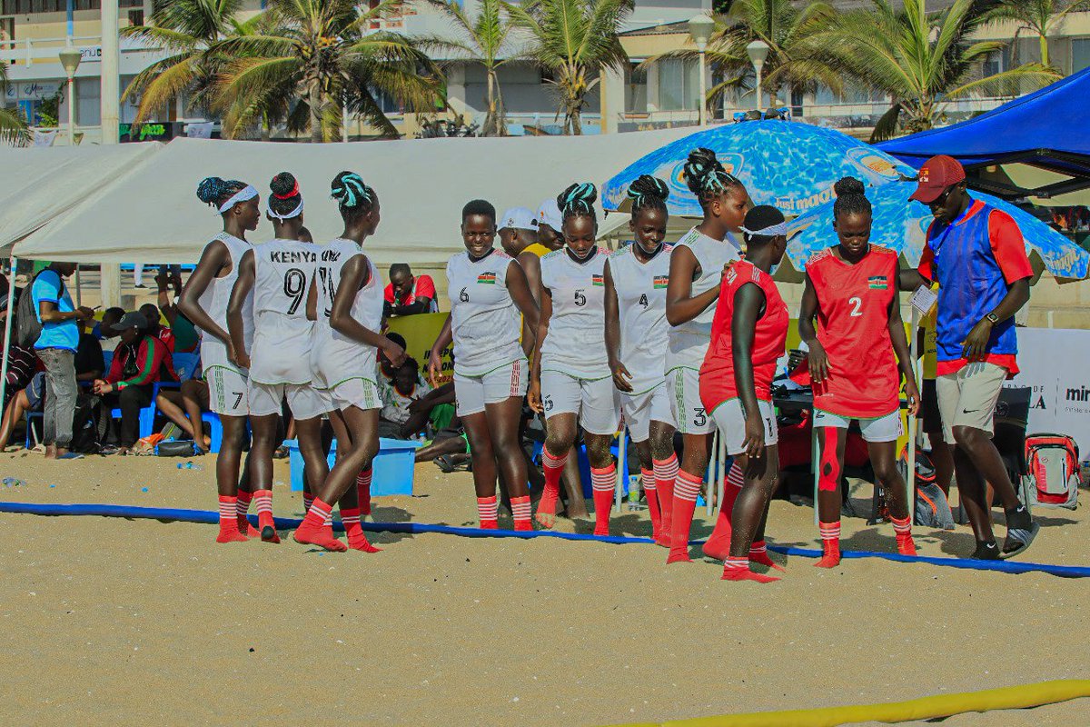 OlympicsKe's tweet photo. #TeamKenya ’s Beach Handball girls strike SILVER at the African Youth Games, Angola 🥈🇰🇪

With this result, Kenya now has 17 medals.

So proud of these Girls 💪🇰🇪

#TeamKenya 
#AfricanYouthGames2025 https://t.co/tBYTwUM4xk