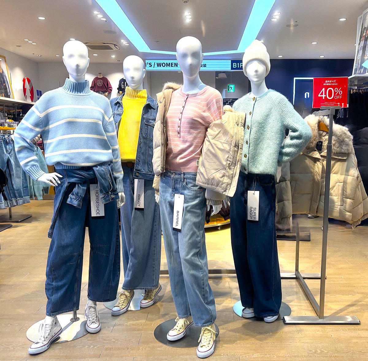 GAP多め 美品多数 140cm 秋冬メイン 男の子 34点 まとめ売り Gap 心斎橋店 心斎橋筋商店街にある、アメリカ発カジュアルブランド