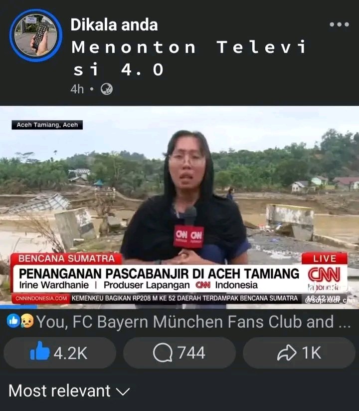 Dickybully9's tweet photo. Berita real di take down, bencana Sumatra akibat penebangan hutan yang di lakukan pejabat indonesia kemungkinan banyak oknum terlibat,dan menolak menjadikan bencana di Sumatra bencana nasional, ada apa ini padahal 1000 nyawa meninggal . Apa ada keterlibatan d dalamnya https://t.co/m8LDVACL2P