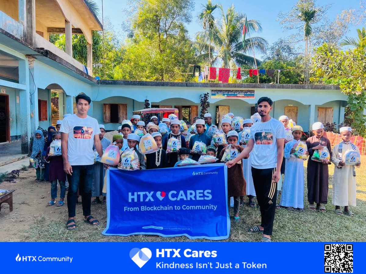 🌟 #HTX Cares in Bangladesh!🇧🇩

On Dec 17, we visited Chandinagar Bargul Darul Quran Qawmi Madrasa &amp; Orphanage and delivered care packages—food, school supplies, cakes &amp; yogurt—to bring smiles to the kids’ day. 💙

Together, we can make a difference! 

#HTXCares #GivingBack