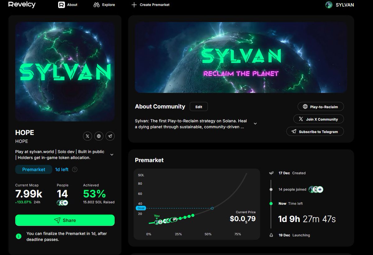 SergeySylvan's tweet image. 🚨 THE PRE-MARKET IS LIVE.

I promised a launch that beats the snipers. I promised a fair entry.

We are executing this via @revelcycom  to secure our upcoming @Pumpfun deployment.

👇 Status Update:
The Private Pool has been open for our "Inner Circle" overnight.
With zero…