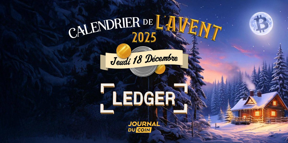 LeJournalDuCoin's tweet image. 🎅🏽 CALENDRIER DE L’AVENT - JOUR 18 🎅🏽

Aujourd’hui, Ledger offre 50 $ en voucher BTC à 3 personnes 🎄

Pour participer :
1️⃣ Follow @Ledger &amp;amp; @LeJournalDuCoin
2️⃣ Like &amp;amp; RT
3️⃣ Tag 1 ami

Le tirage au sort sera effectué le 26 décembre ! 🎁

🍀 Bonne chance à tous 🍀