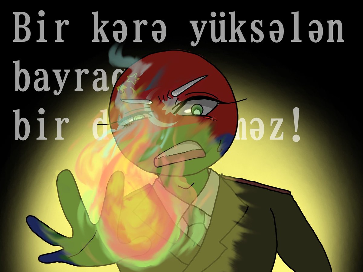 Break_Red_Star's tweet photo. #クラスナヤ・ズヴェズダが砕け散るまで

🇦🇿
『炎は再び瞬いた！』

#Countryhumans https://t.co/IvpbvXmfQQ