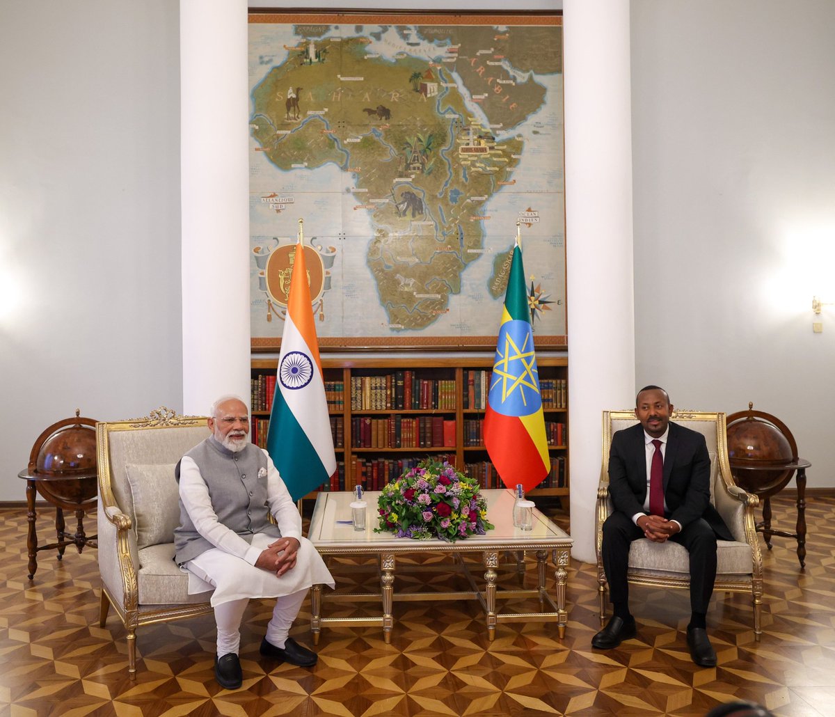 MinesMinIndia's tweet photo. India and Ethiopia have elevated their bilateral relations to a Strategic Partnership, marking a significant step forward in cooperation across key sectors, including mining and critical minerals.

The enhanced partnership focuses on strengthening collaboration in mineral resource development, critical mineral value chains, and clean energy, reflecting a shared commitment to sustainable growth, economic diversification, and long-term strategic cooperation.

This engagement underscores the growing importance of international partnerships in securing critical minerals essential for future technologies and energy transitions.

#Mining #CriticalMinerals #IndiaEthiopia

@narendramodi @AbiyAhmedAli