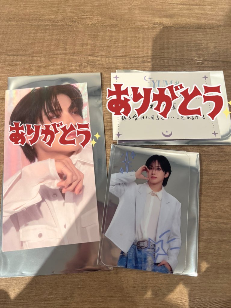 交換】&TEAM cafe カフェ 特典 譲 平日来場 クリアカード FUMA フウマ