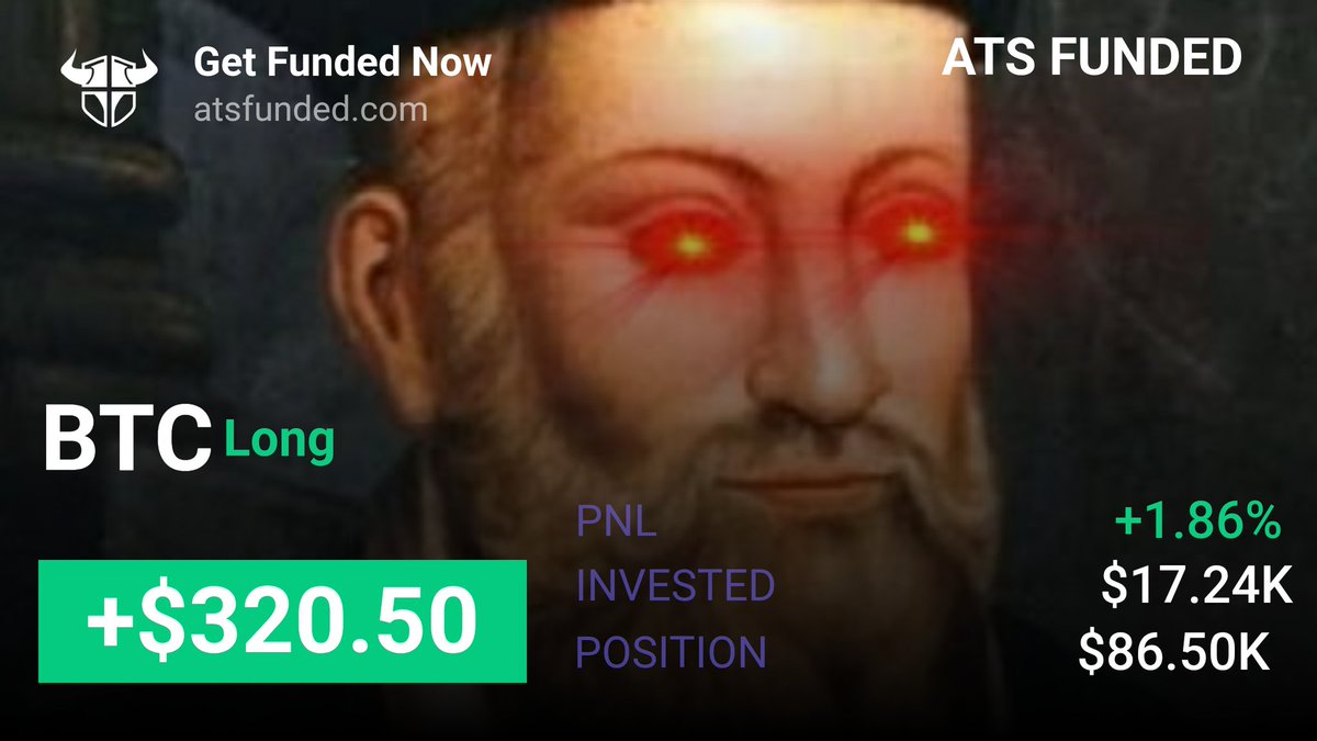 Haydi başlayalım artık buraya 🫡

<a href="/atsfunded/">ATS Funded</a> üzerinden $100k fon aldım dün. Güncel piyasada artık tradelerimin çoğunu fon üzerinde gerçekleştireceğim. Küçük paralar ile yüksek kazançlar için bu kararı aldım.

Ayrıca <a href="/atsfunded/">ATS Funded</a> güncelde en ucuz ve kuralları en hafif olan firma.
