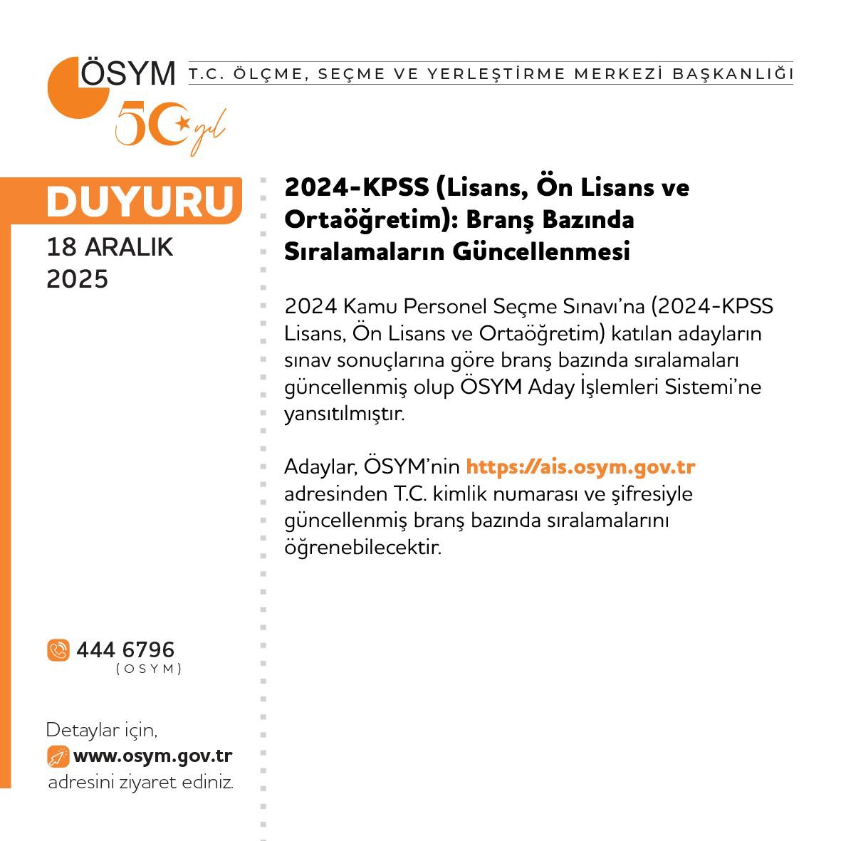 ÖSYM tweet media