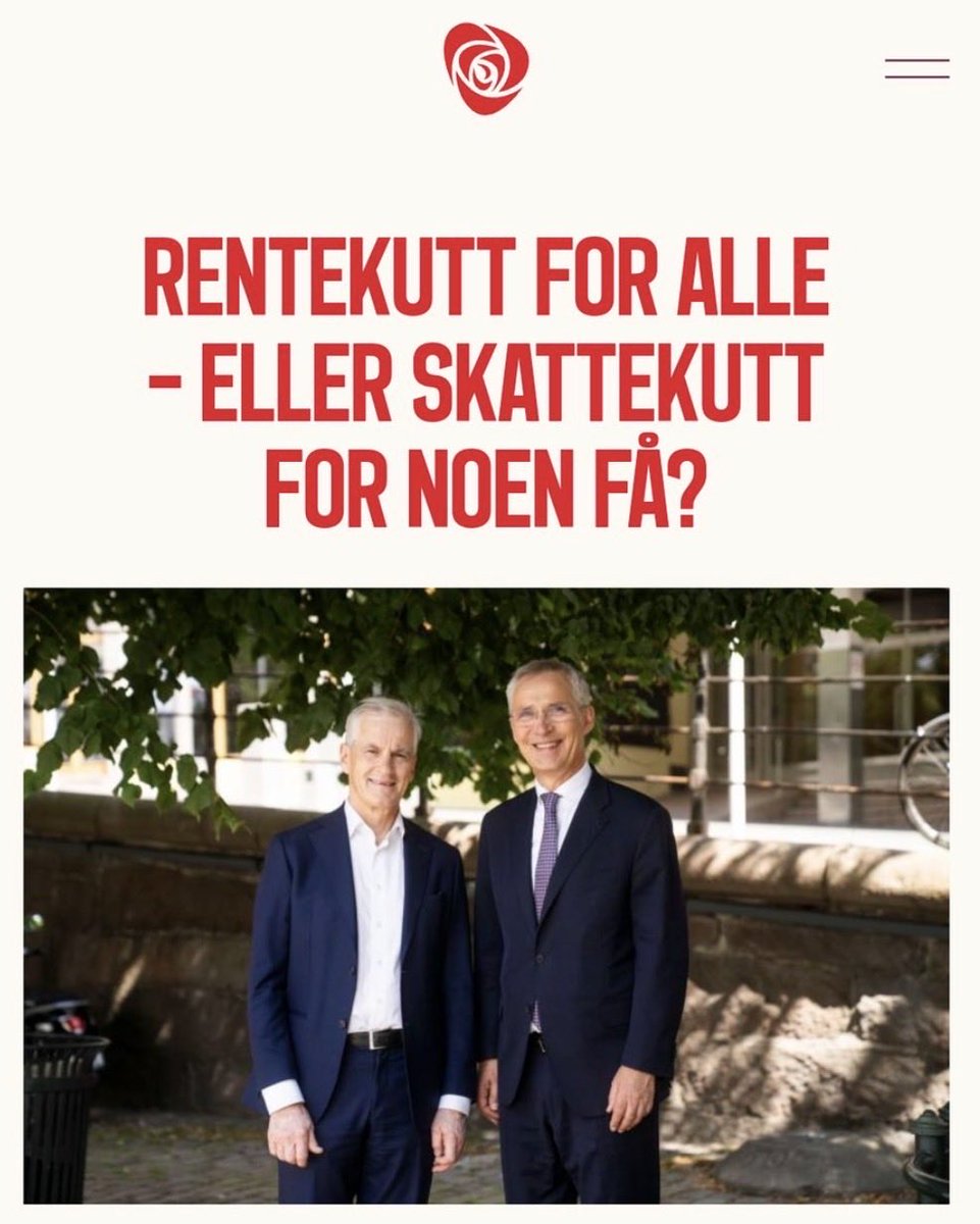 Riktig…ble #skattekutt for noen få 🤑