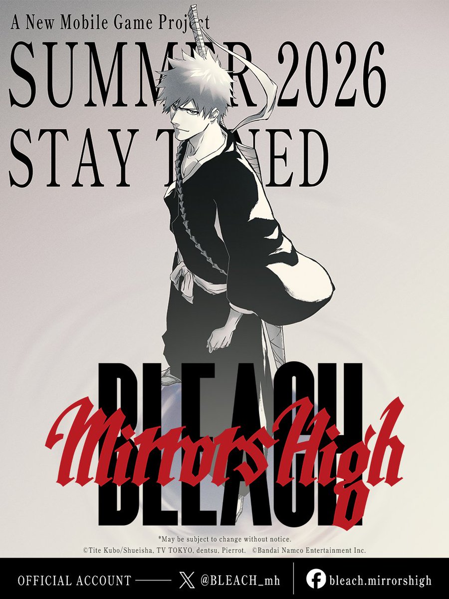 BLEACH Mirrors High Official tweet media