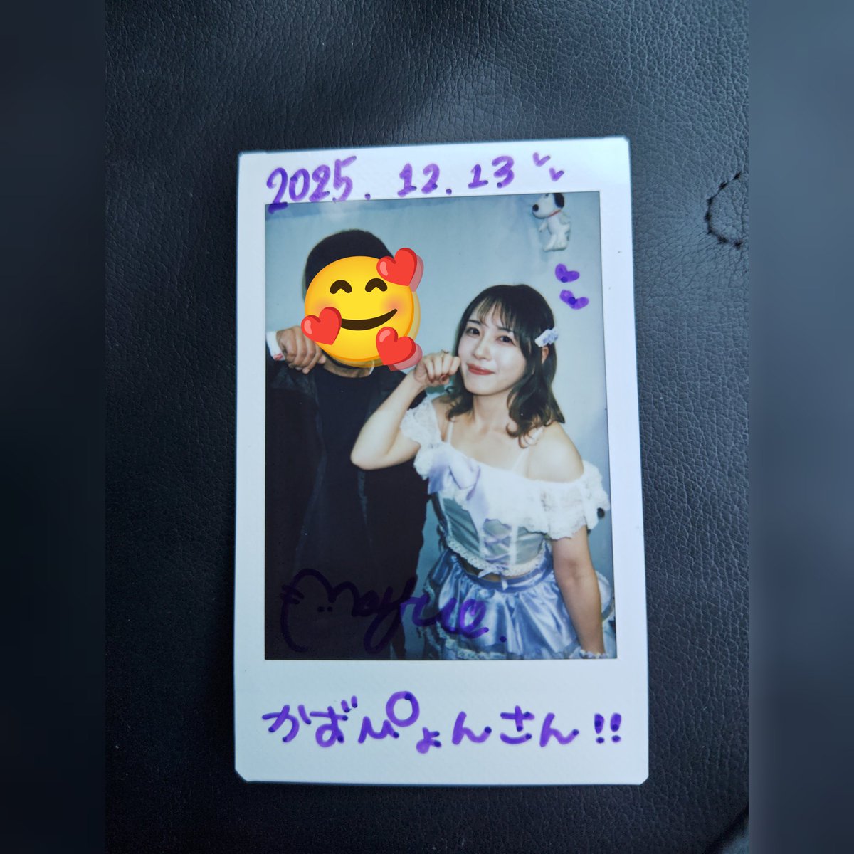 2025年12月13日(土) LIVE with Marie!!(東京、田端)🥰初チェキ💜衣装も