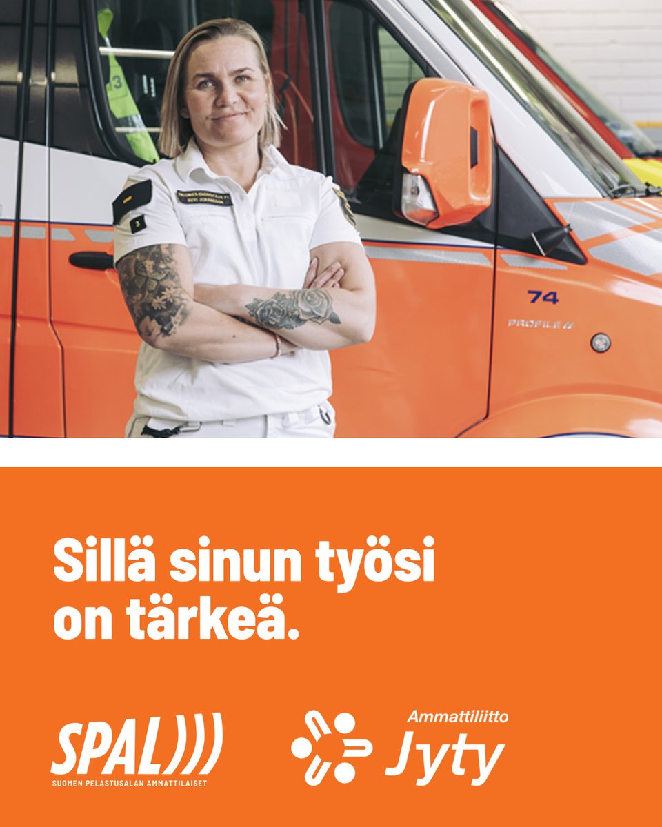 Suomen pelastusalan ammattilaiset SPAL tweet media