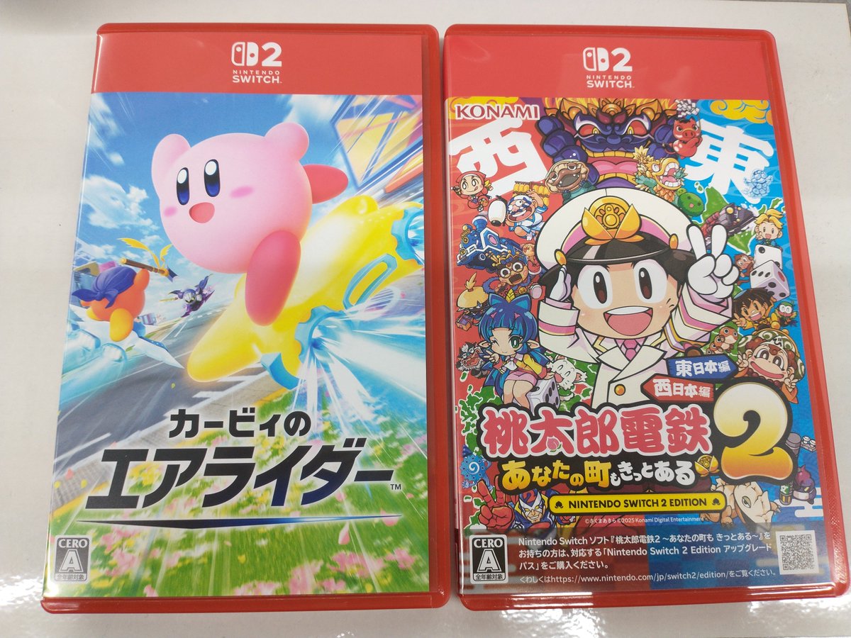 桃太郎電鉄2 & カービィのエアライダー カービィのエアライダー 桃太郎電鉄2 Nintendo Switch 2本セット