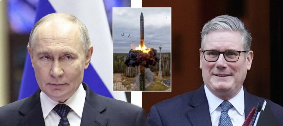 SeanyBoyy89's tweet image. 🚨 Vladimir Putin brands Keir Starmer 'little pig' and moves nuclear missiles within EIGHT minutes of London.

Mr Putin then called for Western leaders like the PM to be removed from office…

And in a chilling announcement, he declared that Russia's Oreshnik missile system would…