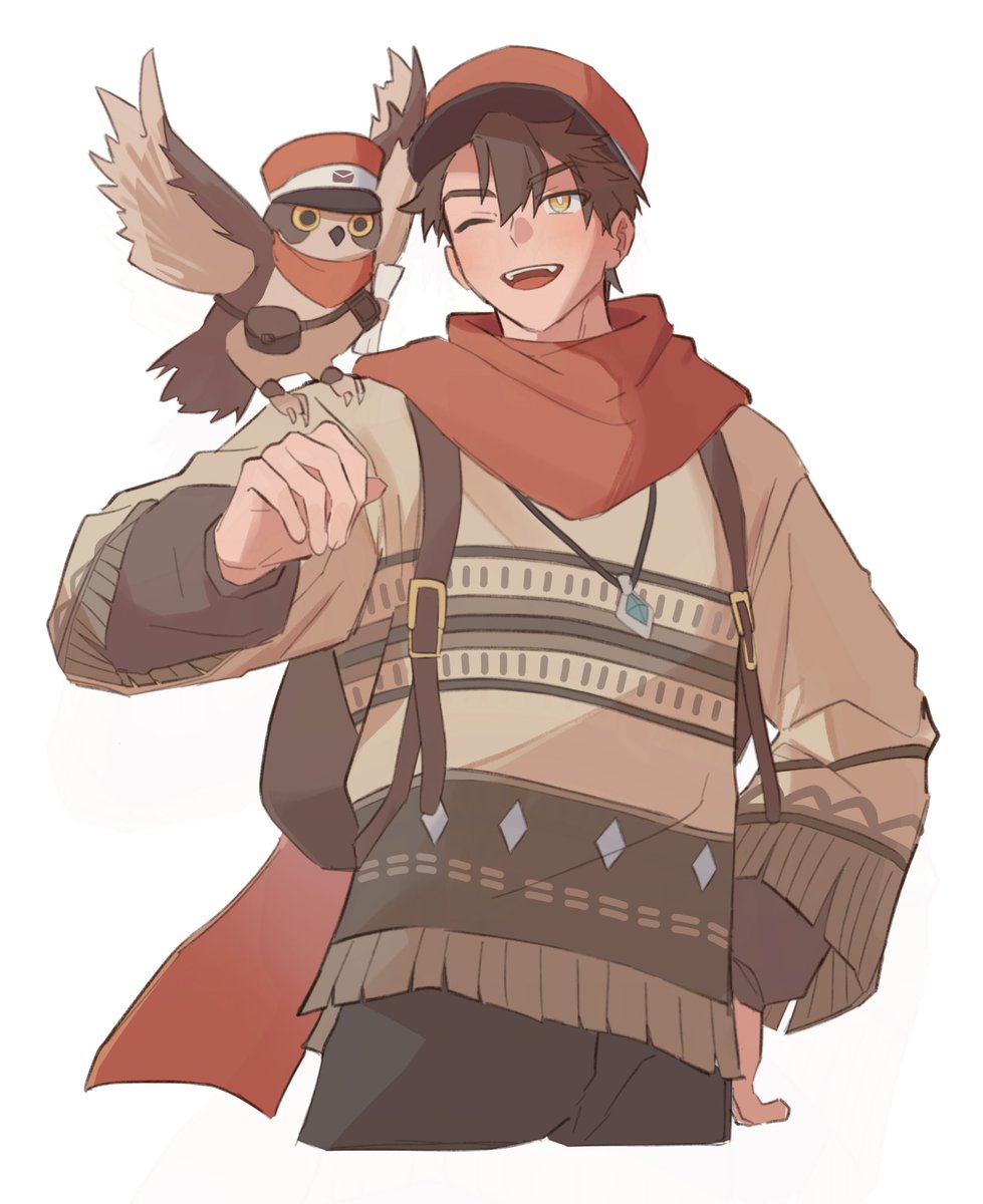 모비노기 자캐 그리기...