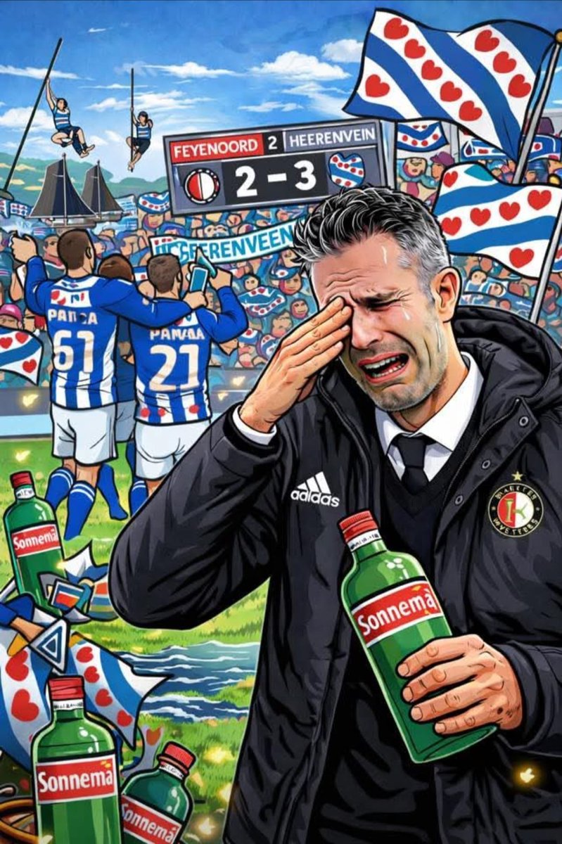 Stel dat… 
Persbericht; “v. Persie ontslagen als trainer van Feyenoord” 
Zou de cirkel wel rond maken 🤪