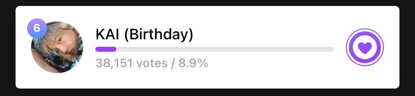 KaiVotingPage's tweet photo. [📢] Voting Reminder  

Mubeat January Birthday poll will end tomorrow at 12 PM KST. Please continue collecting and make sure to vote for KAI before it ends! 

🔗 https://t.co/MlKQg5otv1

We need to secure a spot within the Top 4 to receive the reward 🐻🎂

#KAI #카이 #엑소카이 https://t.co/SexSXjGiBC