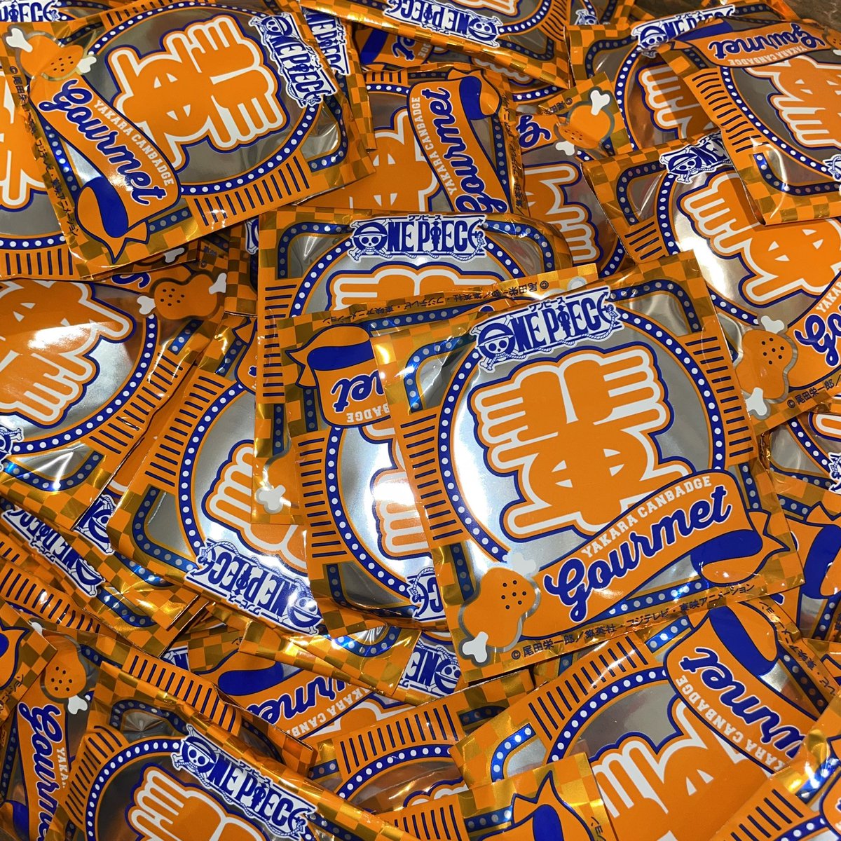 新商品】麦わらストア限定 輩缶バッジ第29弾 GOURMET(全30種) 1個 550