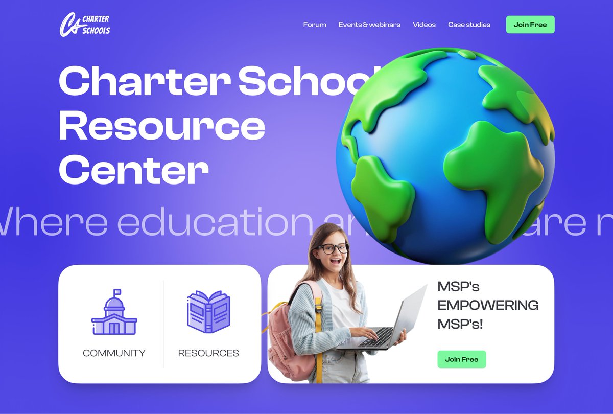 Sandipsharmaa's tweet photo. Designing a modern resource center for EdTech platforms — bold hero typography, 3D visuals, and clear pathways into community and learning content. 

Open to new UI/UX collaborations. 

#UIDesign #EdTech #WebDesign https://t.co/kwXpmr7LJB
