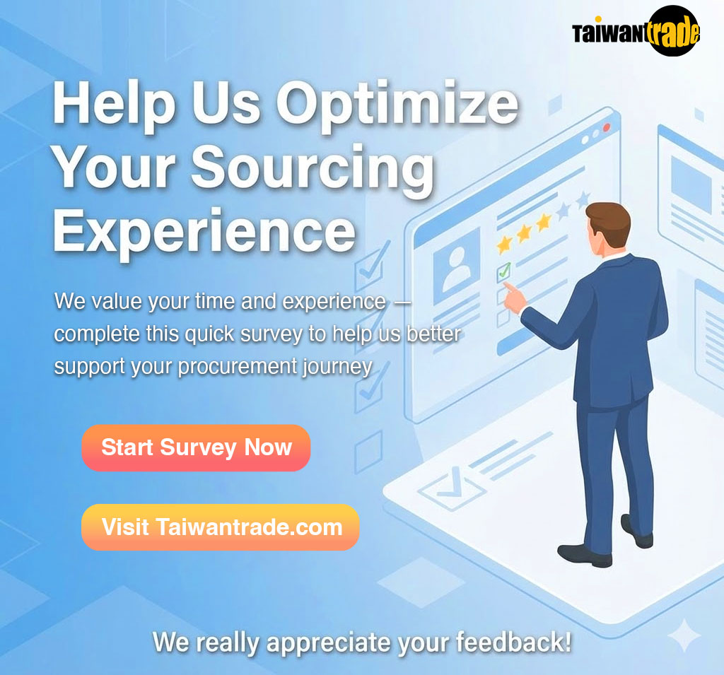 TaiwantradeTT's tweet photo. ✍️ Help Us Optimize Your Sourcing Experience

Your voice matters!

Share your feedback in our quick annual survey and help us enhance your sourcing experience.
 
👉 Take the survey:
https://t.co/M8f0rUS3xb
 
We truly appreciate it!
 
#Taiwantrade #BuyerSurvey #GlobalTrade https://t.co/svUmyUQdkr