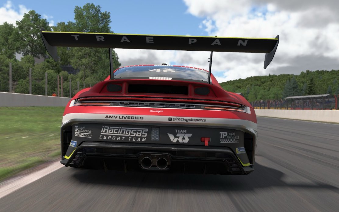 Hemos elegido el camino del dolor 🏁
Nuevo Porsche Cup 992.2
Skin by <a href="/AmanteroElrogos/">Antonio Mantero</a> para <a href="/iracingsbsports/">iRacingSBS Esport Team</a>
🏁🔥❤️ #iracing #SimRacing