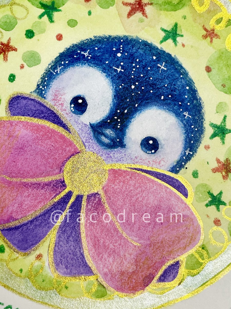 동글동글~ 🎄✨

#오늘의펭귄