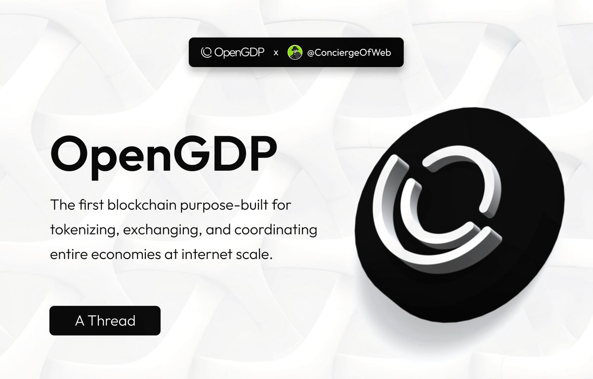cyrptogenesis1's tweet photo. The next crypto narrative isn’t DeFi.
It isn’t NFTs.
It isn’t restaking.
It’s programmable GDP.
When the global economy goes onchain, it won’t start with apps —
it will start with infrastructure.

OpenGDP is building that layer. 🌍🍊
#OpenGDP #ProgrammableGDP #Crypto https://t.co/cJyTrUTYXl