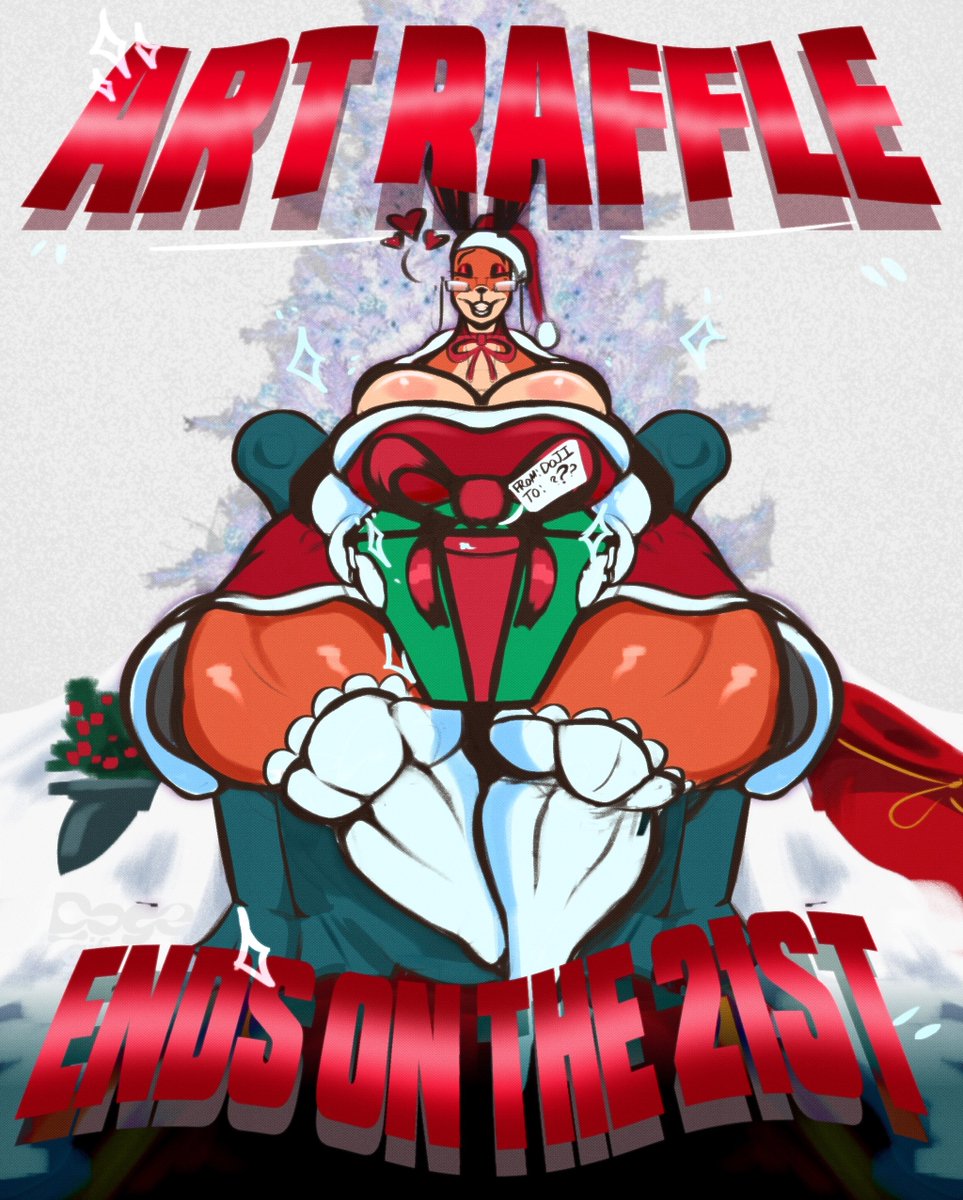 Happy Holidays from Ms. Doji!
She's giving the gift of an ART GIVEAWAY!!!

ART RAFFLE - FULL BODY COLORED PIECE

How to enter:
- RT + Follow this account!
- Reply with a single character/OC of your choice!
- Ends on December 21st!