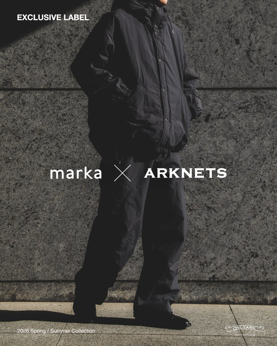 新春初売り／ 【別注】marka×ARKnets リサイクル素材を活用した