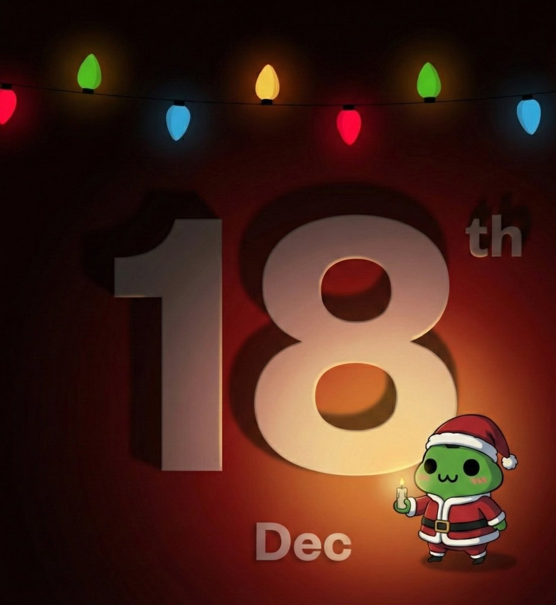 Bringing light into darkness. 
December 18th. $OwO