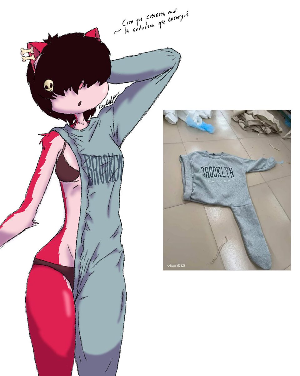 GuyWith1Pen_'s tweet photo. oh... something is weird here... I think they sewed the sweatshirt I ordered incorrectly.
.
.
Artwork by GuyWithPen
.
.
#art #furryartwork #drawing #Trending #commissionsopen #sweater https://t.co/yJjqp8SauB