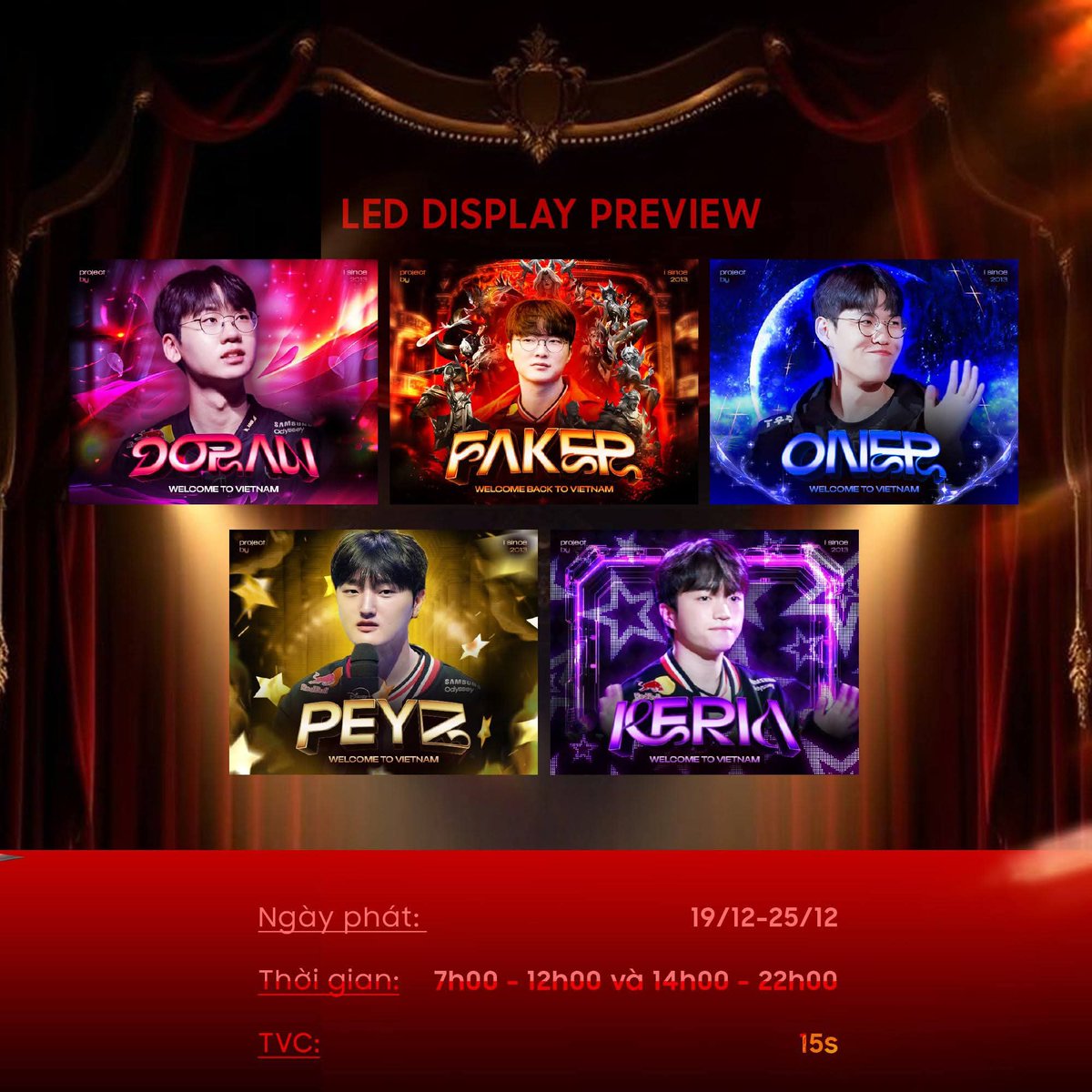 i_since_2013's tweet photo. 👑👑👑CHẶNG 3: NHÀ VUA GHÉ CHƠI👑👑👑
@T1LoL Please review my permission.
🔥 Địa điểm: 34, Lê Duẩn, quận 1, Thành phố Hồ Chí Minh
📍 TVC: 15s
⏰ Thời gian: 7h-12h và 14h-22h
📌 Ngày: 19-25/12/2025 https://t.co/kQUVgkeWfi