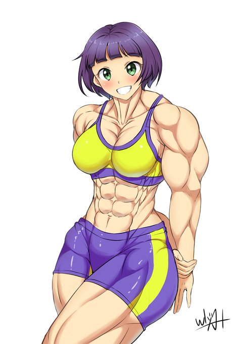 (Repost)ムキムキの荒木レナ 