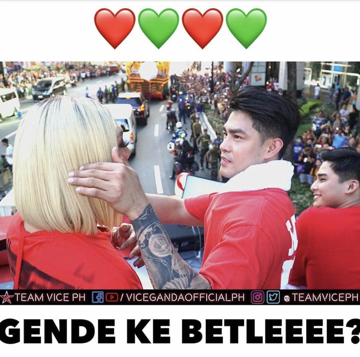 vithrowbacks's tweet image. since bukas na ang mmff parade, nakakamiss mga gantong ganap huehuehue 

#ViceGanda | #ViceIon | #IonPerez