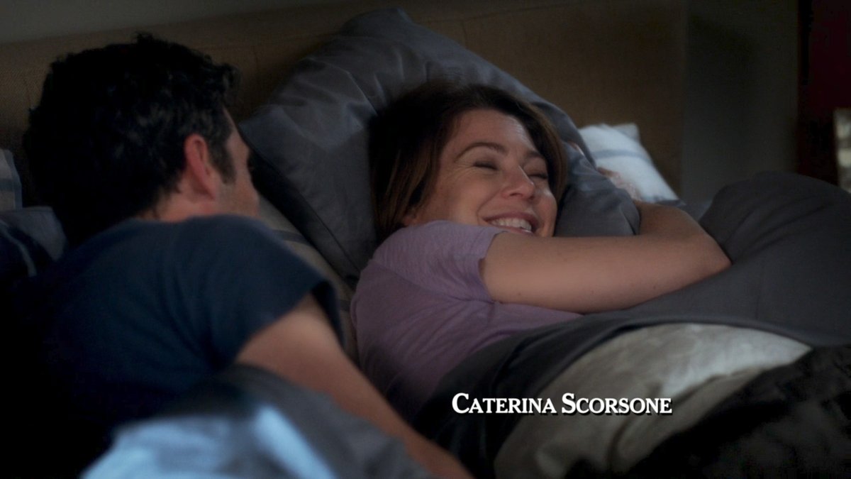 postitMD's tweet image. "in d.c, the trains would wake me up every morning. this is a much better way to wake up. your snoring is like a train. it's much cuter"

"i don't snore" 

"yes, you do. it's like music. it's like a birdsong. a loud, gargling bird... on a train."
#merder #greysanatomy