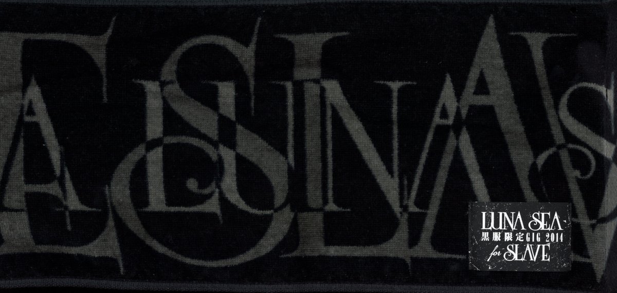 LUNA SEA 黒服限定GIG 2014 マフラータオル 通販掲載商品はコチラ