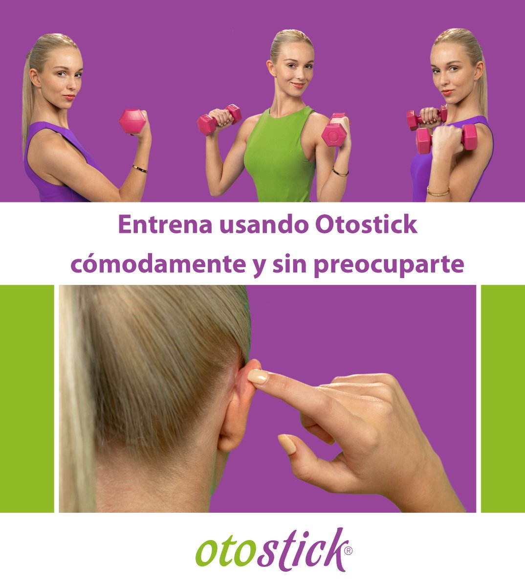 Otostick es compatible con cualquier deporte o actividad física.
Resistente al agua y al sudor, y tan flexible que se adapta a todos tus movimientos 😉👌🚴⛹️‍♂️

otostick.com
💜💜💜💜