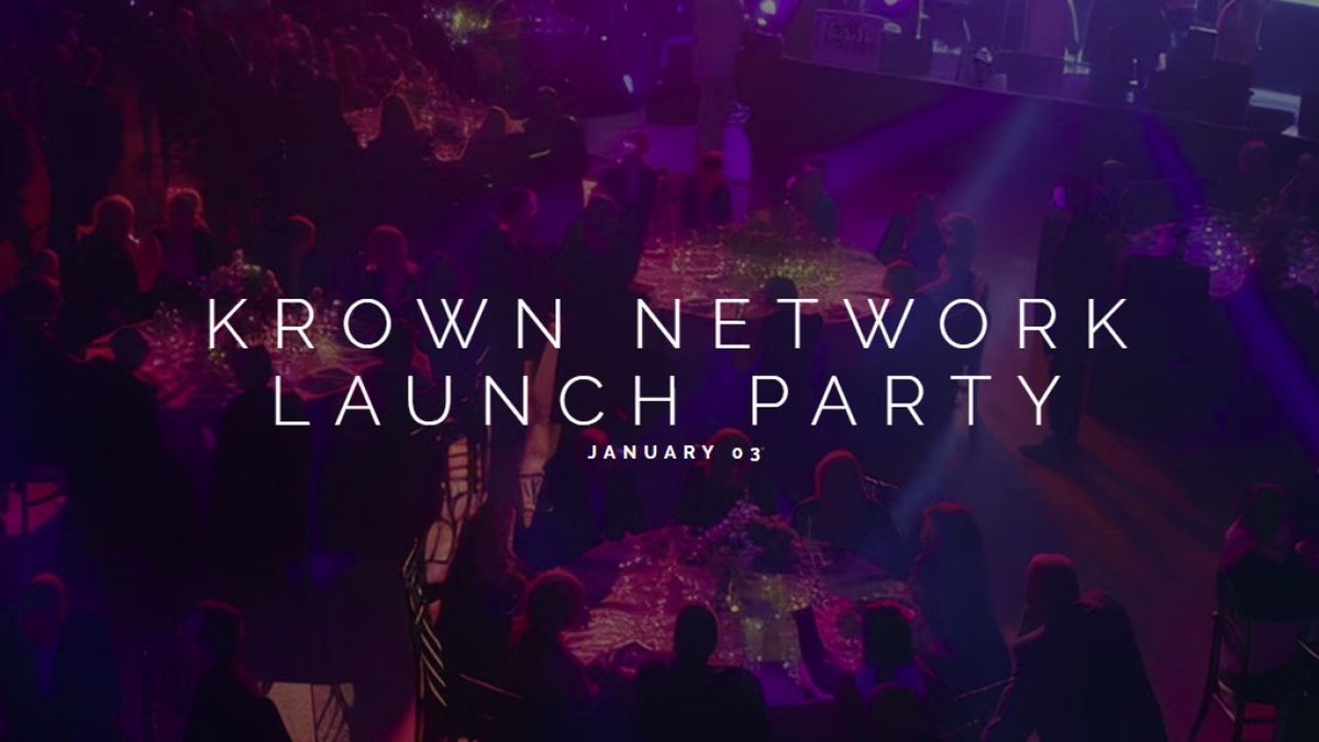 January 3rd, 2026.
Nashville, TN.

The night the world enters the quantum era of blockchain 🚀

Join <a href="/KROWNCEO/">James Stephens</a> &amp; the whole Krown team at the iconic Gaylord Opryland Resort &amp; Convention Center for the @krownnetwork Launch Party — a live mission-control countdown as the Krown
