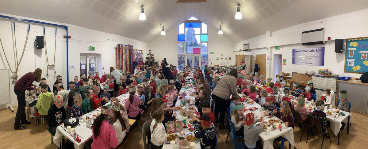 What a fantastically, festive Christmas lunch! Merry Christmas from us all at Rougham Primary 🎄<a href="/TheTilian/">The Tilian Partnership</a>