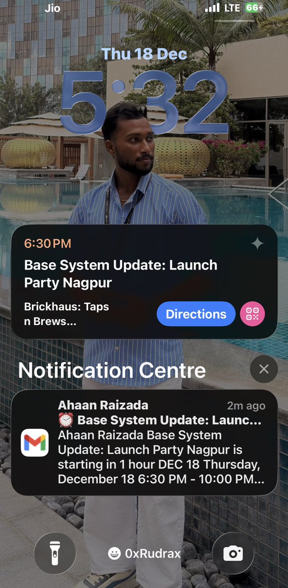 0xRudrax's tweet photo. Let’s go..
Excited to meet @AhaanRaizada sir
@base #baselaunchparty https://t.co/JKRvnM2A6G
