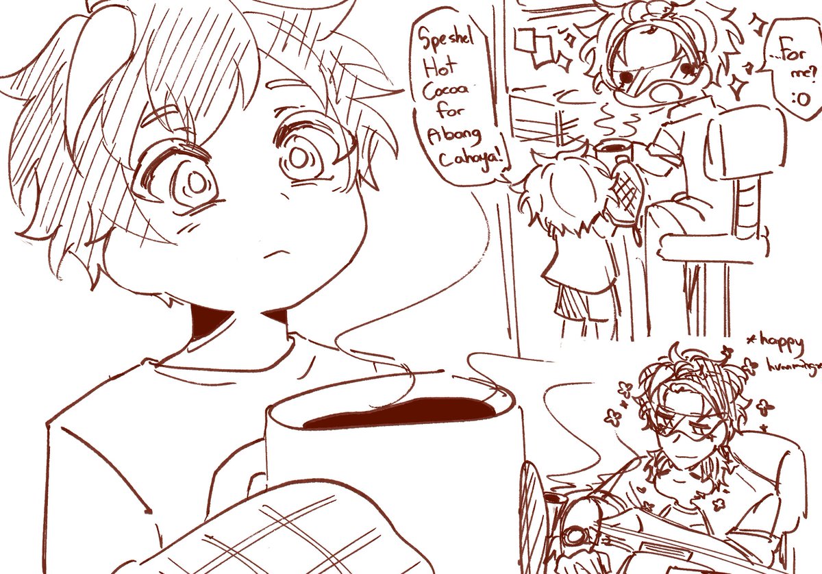 yaMaween's tweet photo. Lil sketchies on Babyboi that I haven’t drawn him in ages :”3

After final finished I rlly wanna continue this AU :”3 https://t.co/gVLuXkAMC9