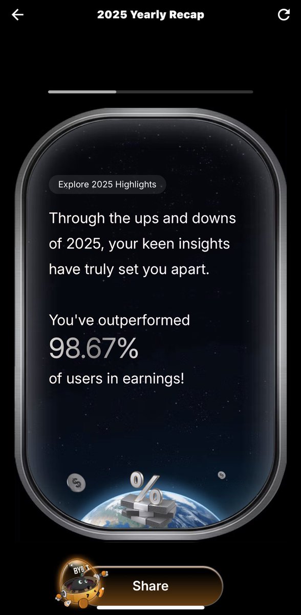 Being amongst the Top 2% most Profitable trader on the <a href="/Bybit_Official/">Bybit</a> exchange is an amazing feeling, it’s been a long ride of ups and downs throughout year 2025 and we made massive profit which ever direction the market tends to trend
<a href="/BybitAfrica/">Bybit Africa</a> @Bybit_Web3