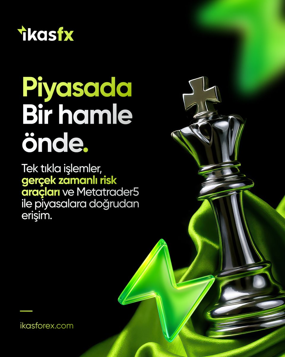 ⏳Piyasada bir hamle önde olmak tesadüf değil.

🌟Tek tıkla işlemler, gerçek zamanlı risk araçları ve MetaTrader 5 entegrasyonu ile stratejini avantaja çevir.

👉 ikasforex.com

#forex