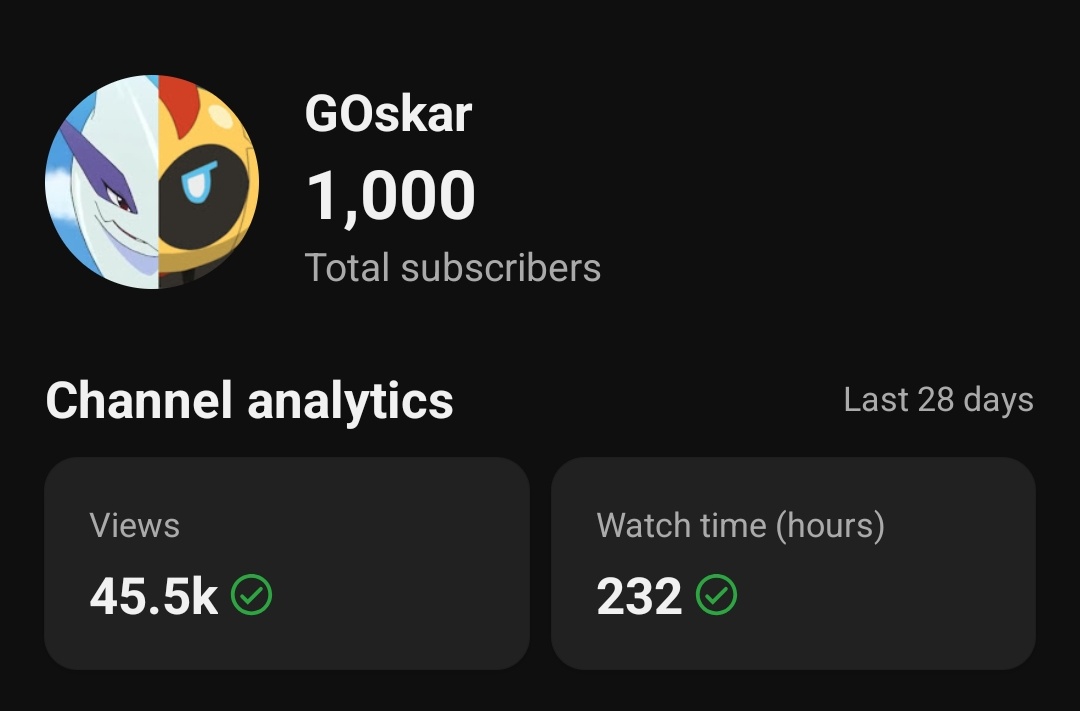 JUST REACHED 1K SUBS ON #Pokemon YOUTUBE LETS GOOOOOOOOOOO

youtube.com/shorts/pQpDUp7…