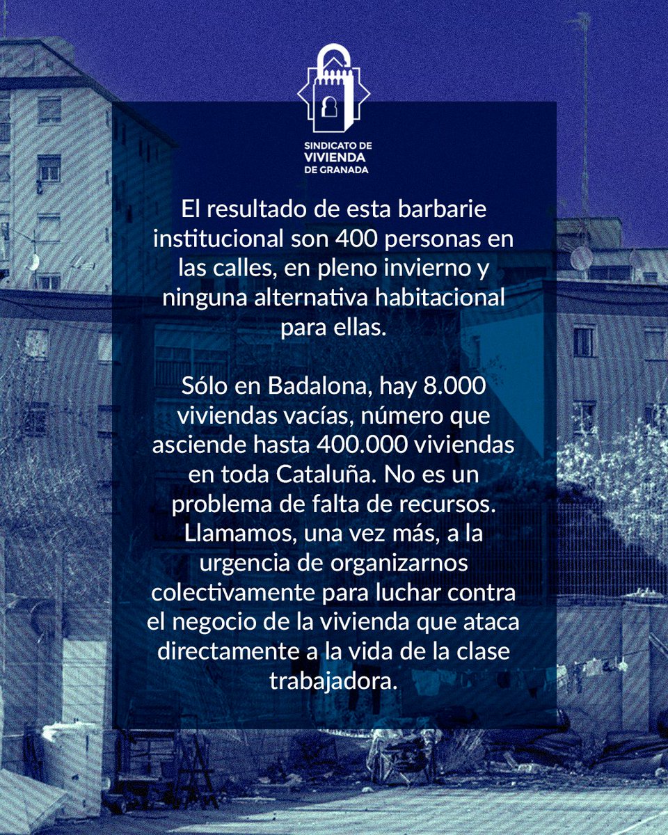 Sindicato de Vivienda de Granada tweet media