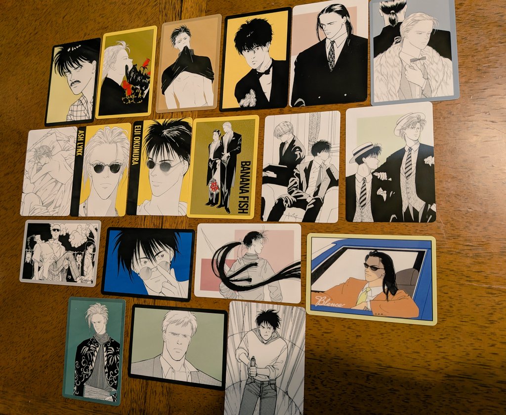 BANANAFISH バナナフィッシュのウエハースコレクトボックスが届きまし