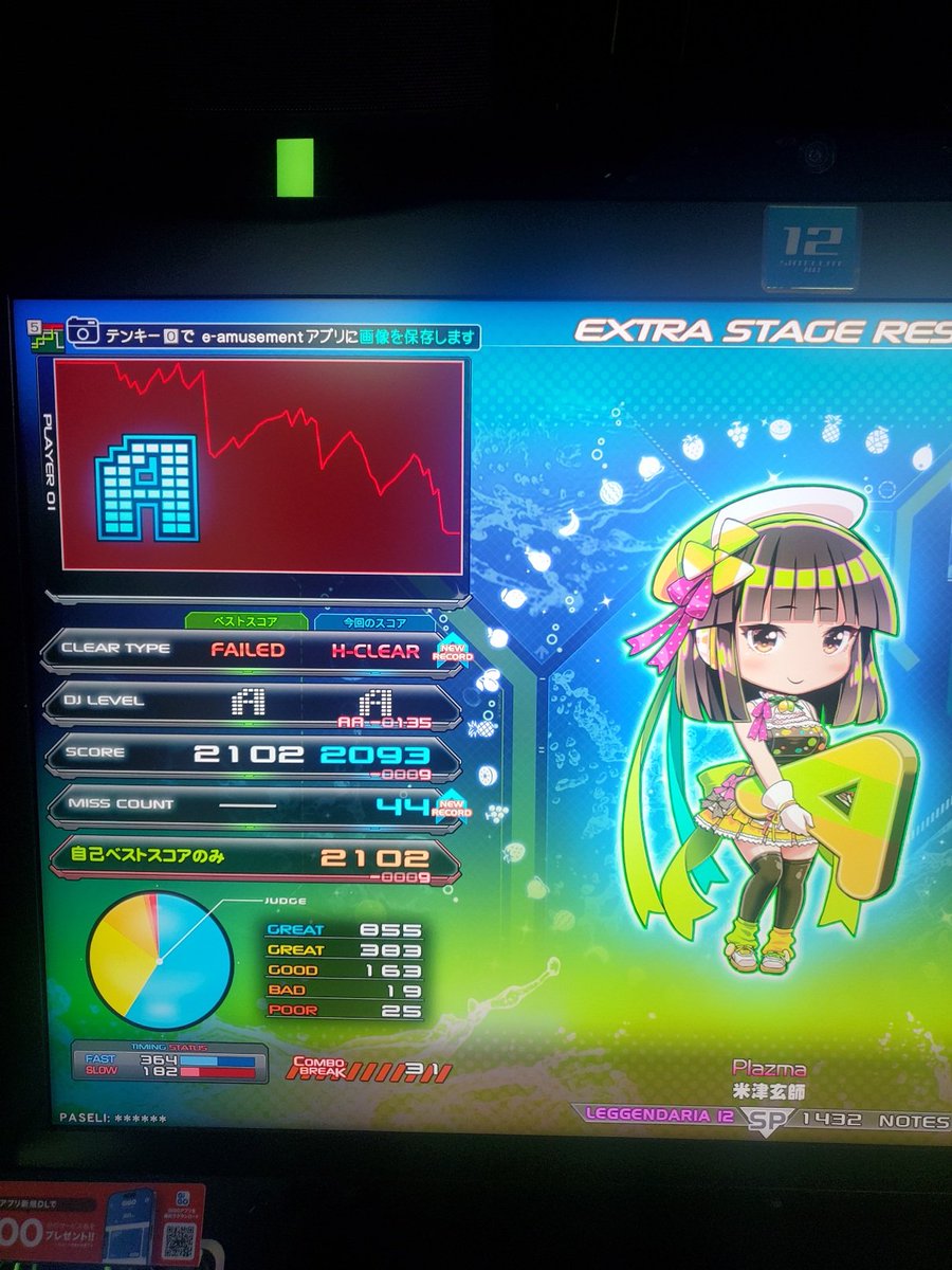 ヨッシーバルボア⭐ PlazmaもBBBBもゲシュタルトもハードできたけど、どれも苦手な譜面だ…