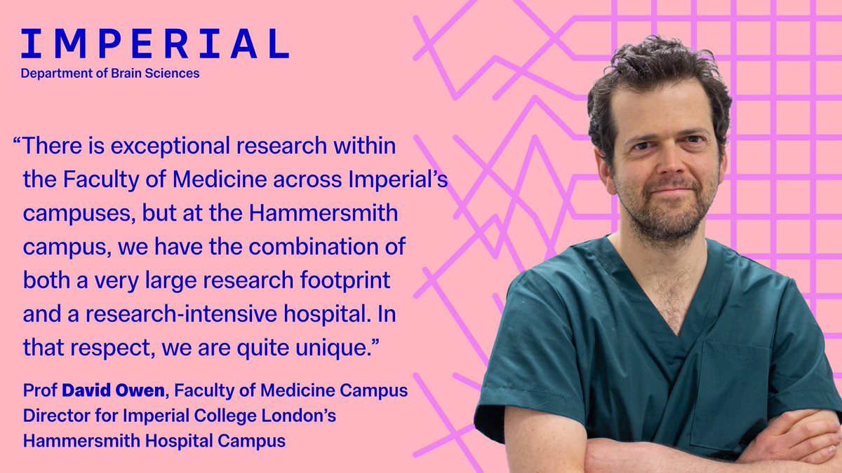 🏥 Professor David Owen was appointed Faculty of Medicine Campus Director for Imperial College London’s #Hammersmith Hospital Campus in October 2025. We spoke with Prof Owen about his vision, background, and plans for the hospital.

👉More: imperial.ac.uk/news/articles/…

<a href="/ImperialMed/">Imperial Medicine</a>
