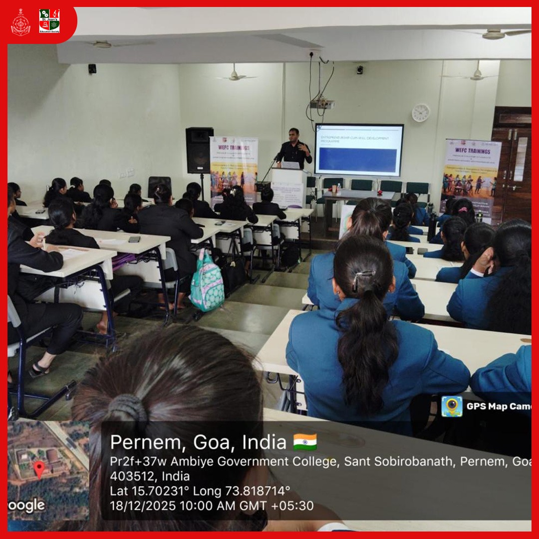 NewSachdeva's tweet photo. Empowering students in just one day!
WEF 1 Day Training Program at Pernem College encouraged innovation, confidence, and an entrepreneurial mindset among students.
Building skills for a stronger future!
#SkillDevelopmentProgram #YouthDevelopment #stjoaneducationsociety @DITC_Goa https://t.co/20bDmTrJkI
